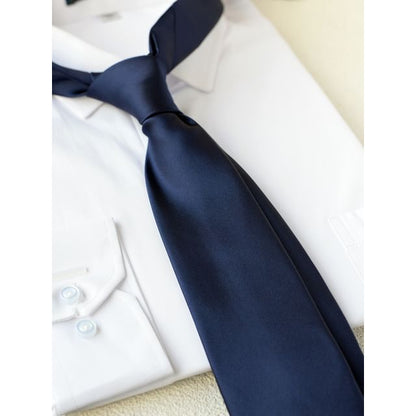 Plain Pretied Neck Tie