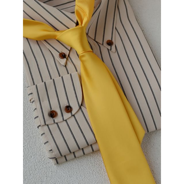 Plain Pretied Neck Tie