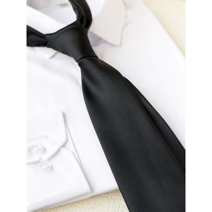 Plain Pretied Neck Tie