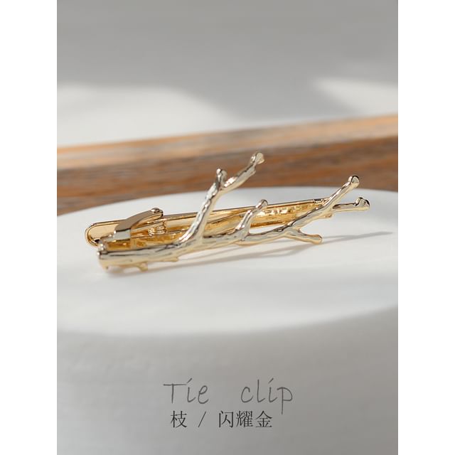 Branches Alloy Tie Clip