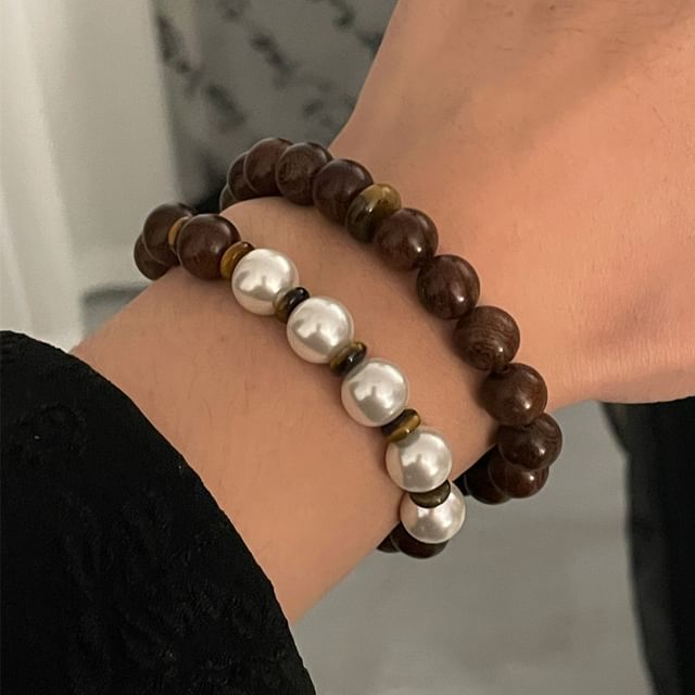 Faux Gemstone / Faux Pearl Bracelet (Various Designs)