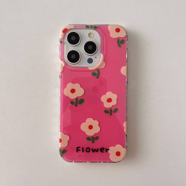 Case with Phone (Compatible Floral MagSafe) Magnetic
