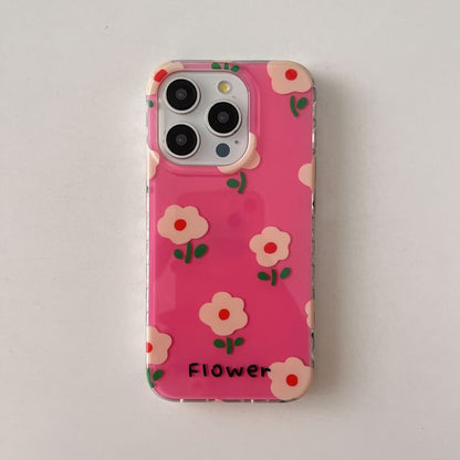 Case with Phone (Compatible Floral MagSafe) Magnetic