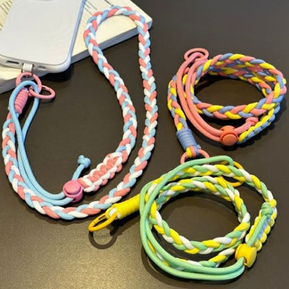 Braided with Strap Phone Lanyard Pad