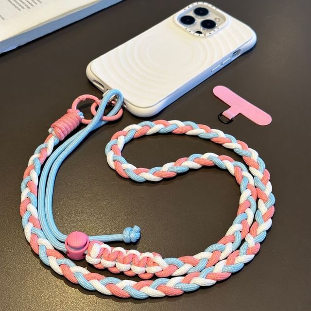 Braided with Strap Phone Lanyard Pad