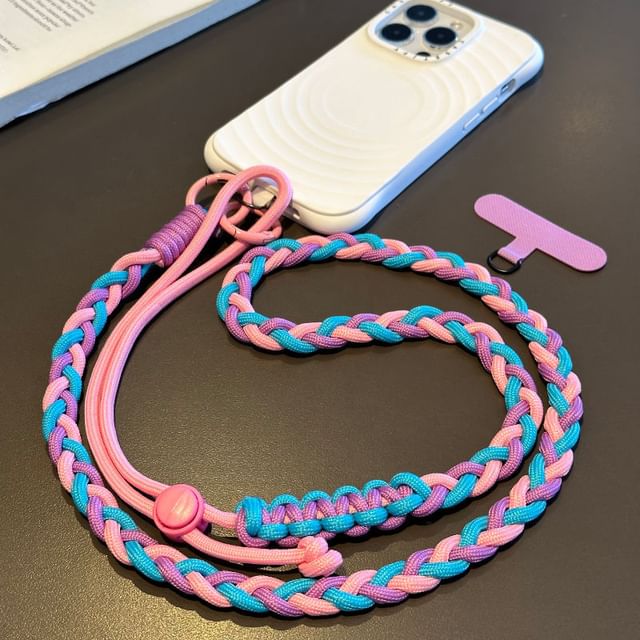 Braided with Strap Phone Lanyard Pad