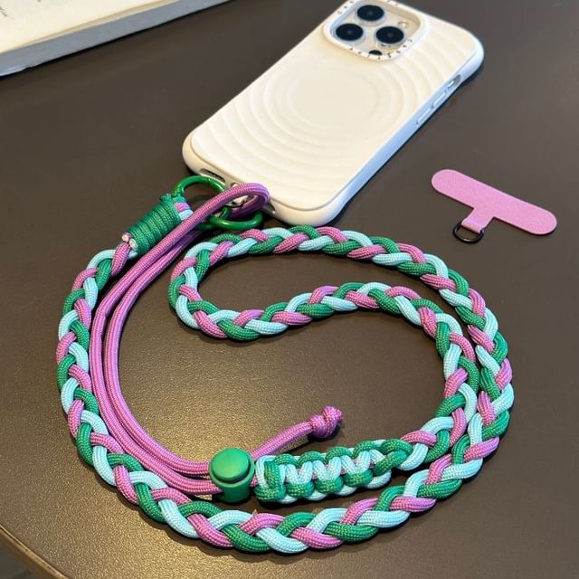 Braided with Strap Phone Lanyard Pad