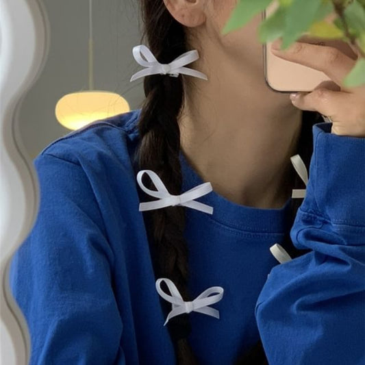 Hair Plain Clip 3: Bow Set of