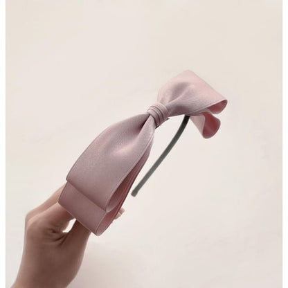 Plain Bow Headband