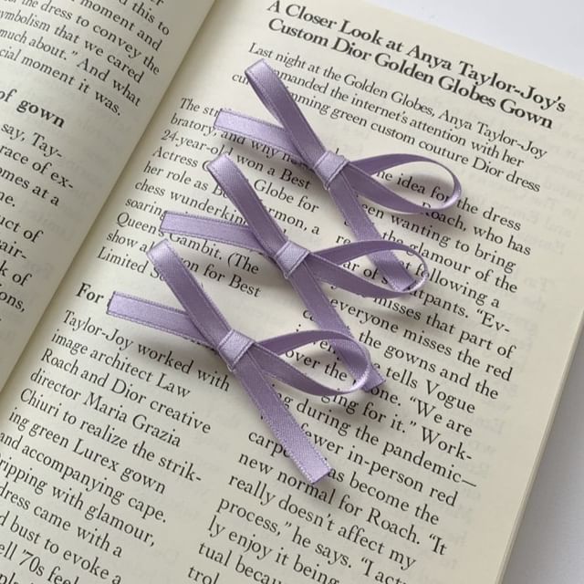 Hair Plain Clip 3: Bow Set of