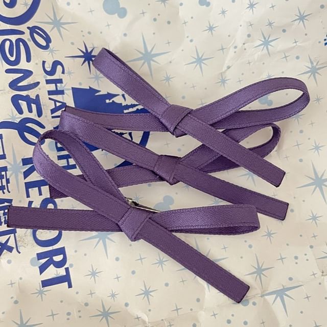 Hair Plain Clip 3: Bow Set of