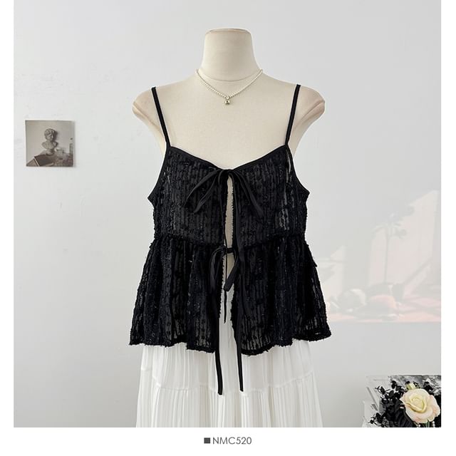 Lace Crop Camisole Top