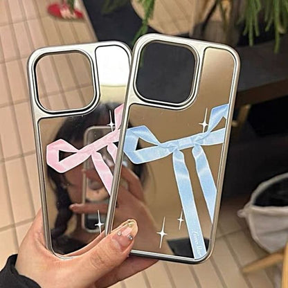 Mirror Print Ribbon Case Phone