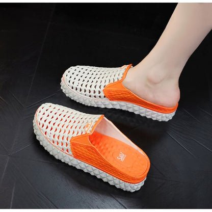 Platform Cutout PVC Mules