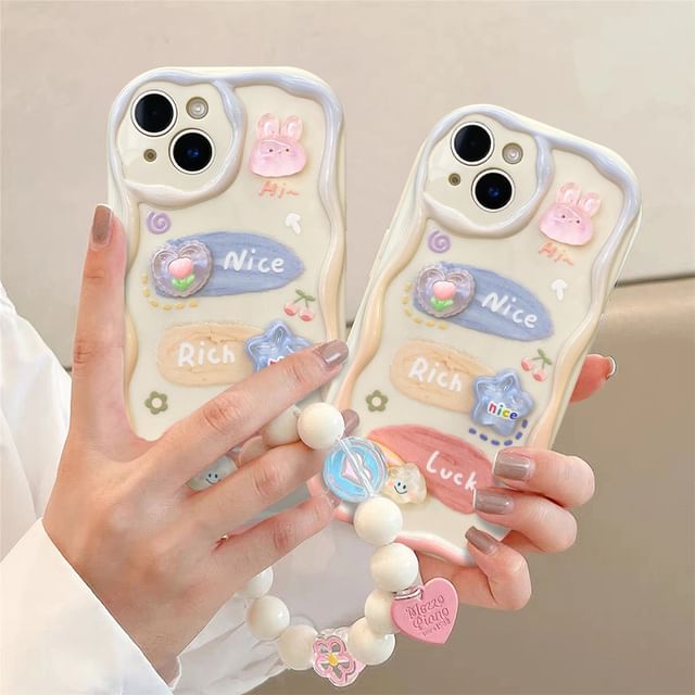 / Strap Set Cartoon 3D Phone Case