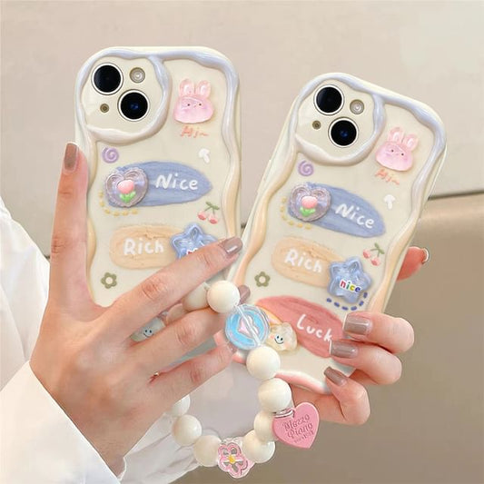 / Strap Set Cartoon 3D Phone Case