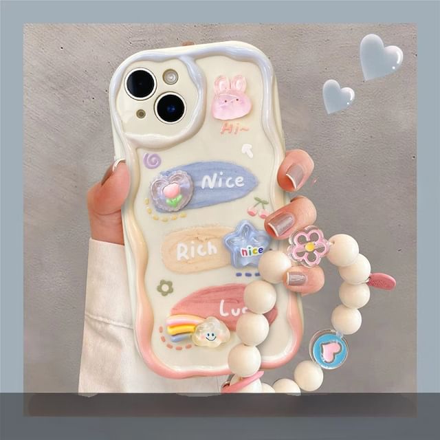 / Strap Set Cartoon 3D Phone Case