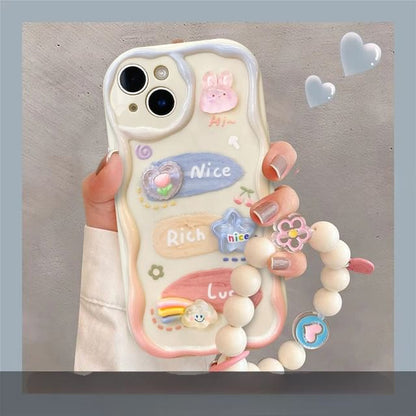 / Strap Set Cartoon 3D Phone Case