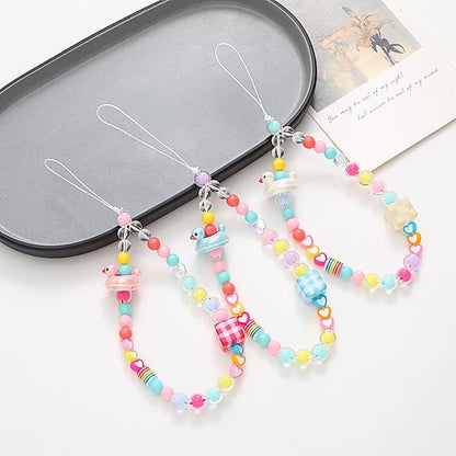 Duck Bead Phone Cube Plastic (Various Strap Designs)