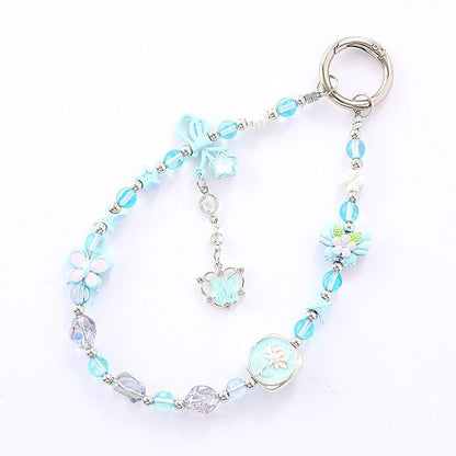 Clover Crystal Bow Faux Strap Phone