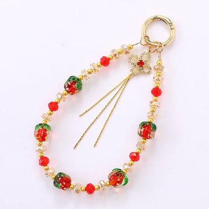 Phone Bead Strap Clover Fruit