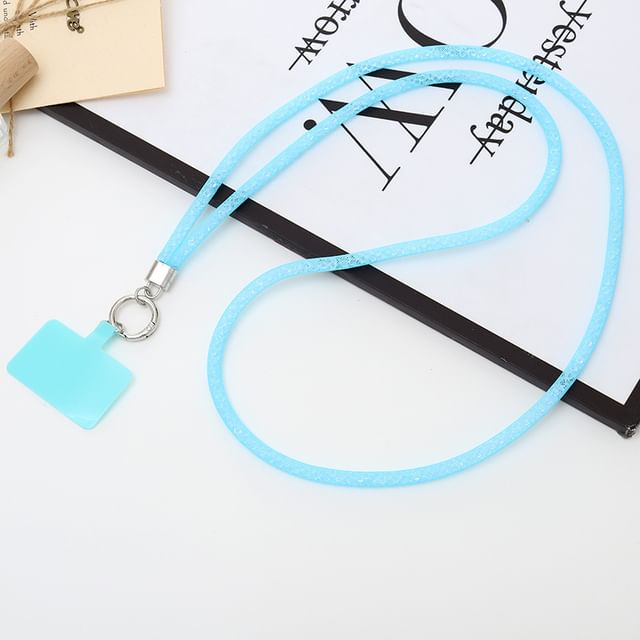 with Phone Glitter Lanyard Pad