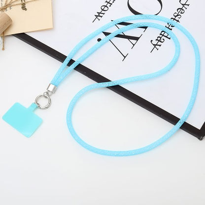 with Phone Glitter Lanyard Pad