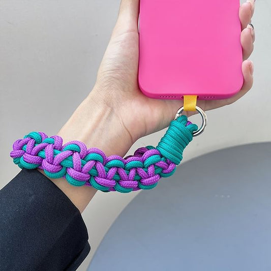 Phone Strap with Pad Lanyard Braided