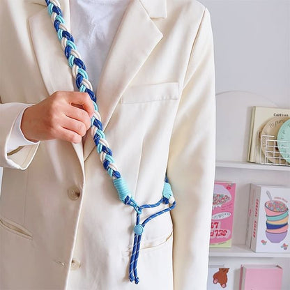 with Phone Braided Lanyard Pad