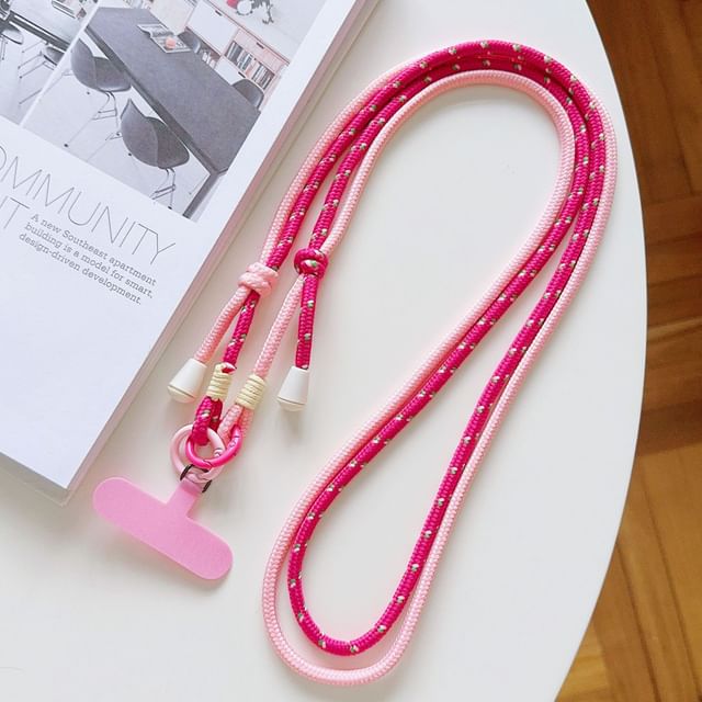 Knotted with Lanyard Pad Phone