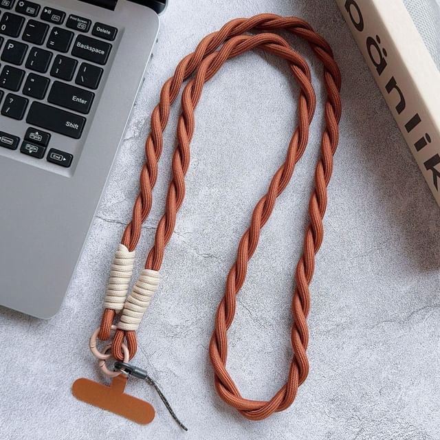 Helical Strap Phone Pad with Lanyard