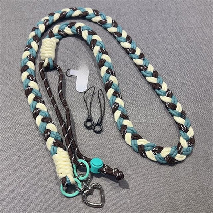 with Phone Braided Lanyard Pad
