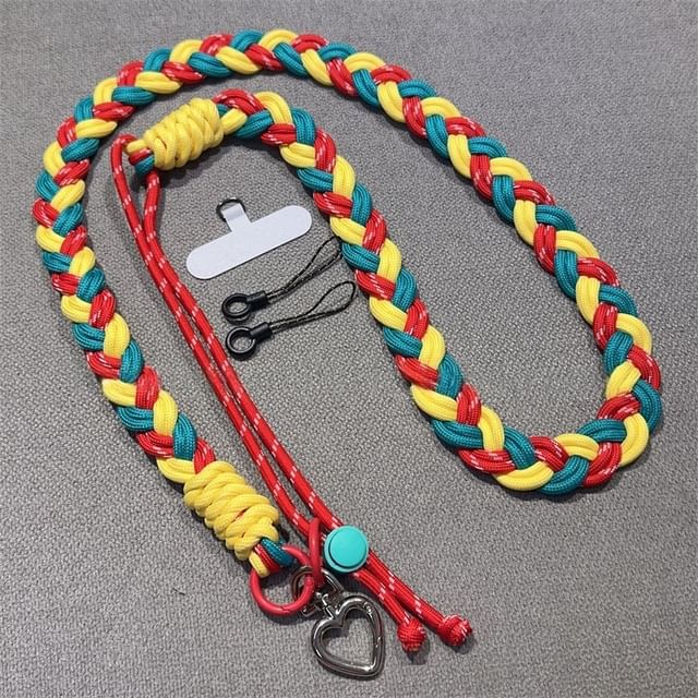 with Phone Braided Lanyard Pad