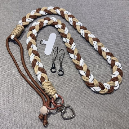 with Phone Braided Lanyard Pad