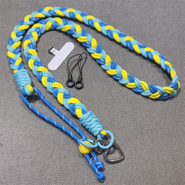 with Phone Braided Lanyard Pad