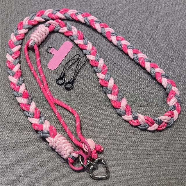with Phone Braided Lanyard Pad