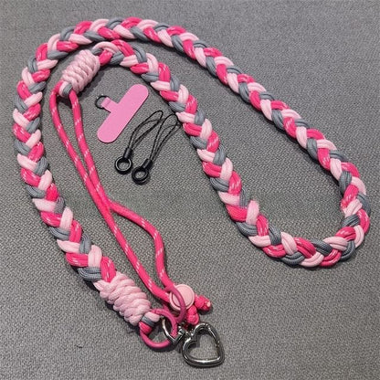 with Phone Braided Lanyard Pad