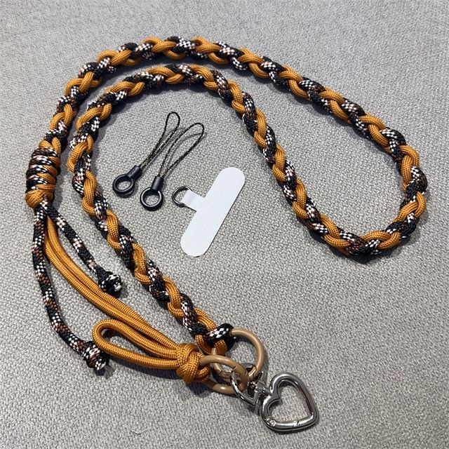 with Braided Lanyard Phone Strap Pad
