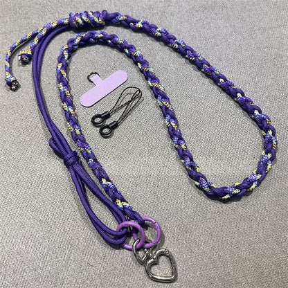with Braided Lanyard Phone Strap Pad