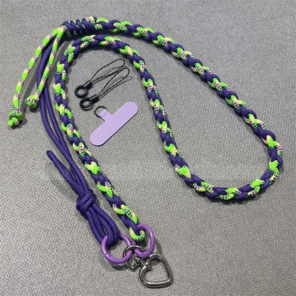 with Braided Lanyard Phone Strap Pad