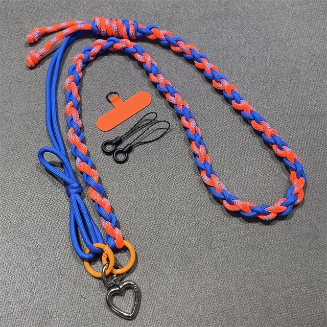 with Braided Lanyard Phone Strap Pad
