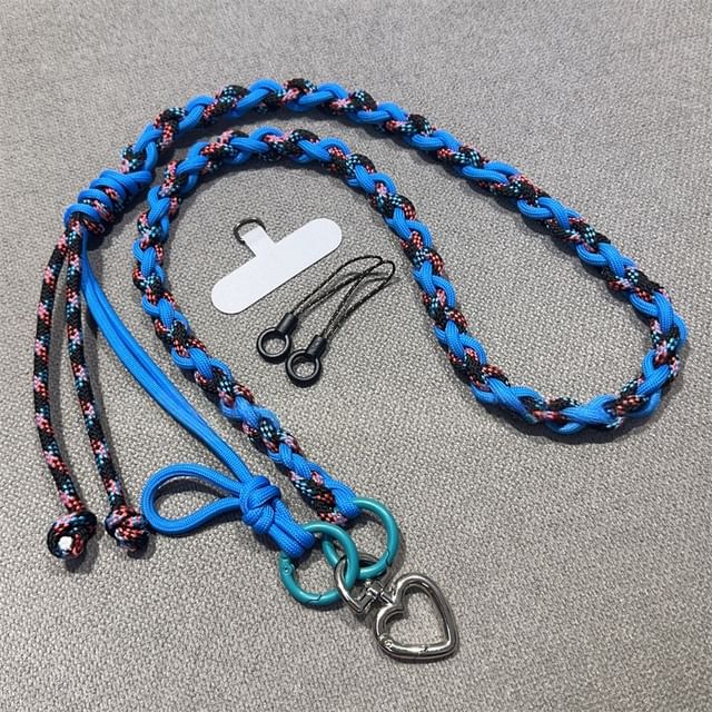 with Braided Lanyard Phone Strap Pad