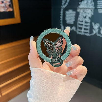 Magnetic Stand Butterfly Glitter Phone