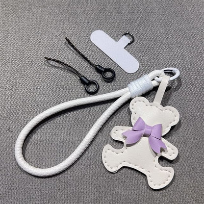 and Pad Bear Faux Leather Phone with Strap Lanyard