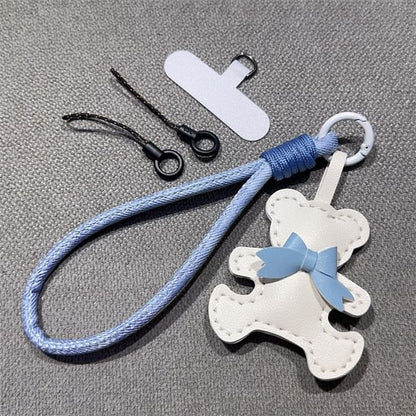 and Pad Bear Faux Leather Phone with Strap Lanyard