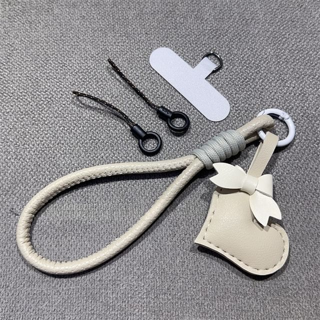 and Pad Bear Faux Leather Phone with Strap Lanyard