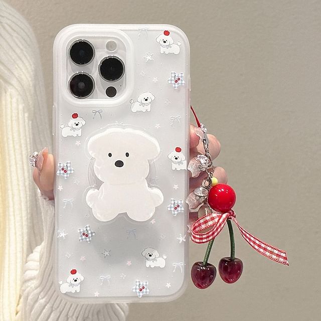 Cartoon Print Case Dog Phone