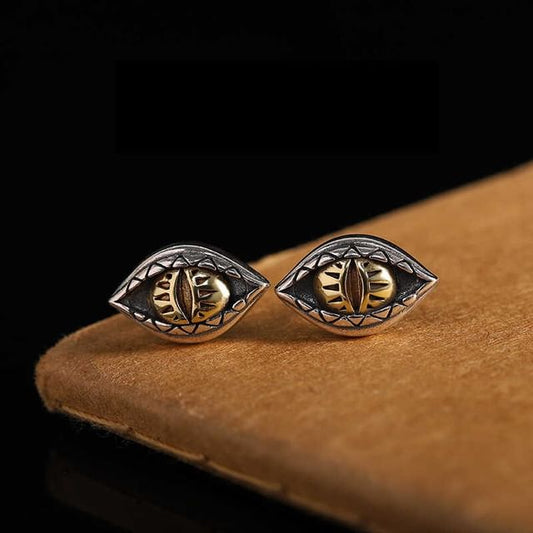 Sterling Silver Eye Stud Earring