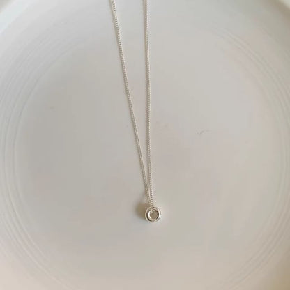 Pendant Necklace Sterling Bead Silver