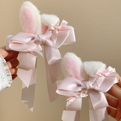 Rabbit Ear Clip Bow Set / Hair